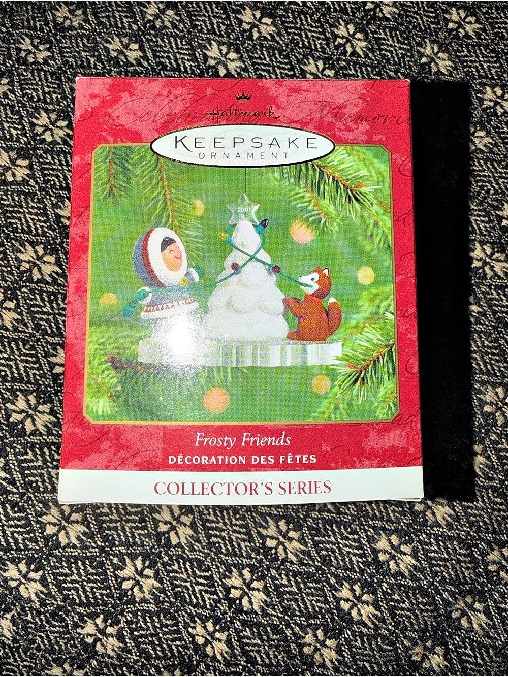 Hallmark Frosty Friends #22 Keepsake Ornament Red & Green